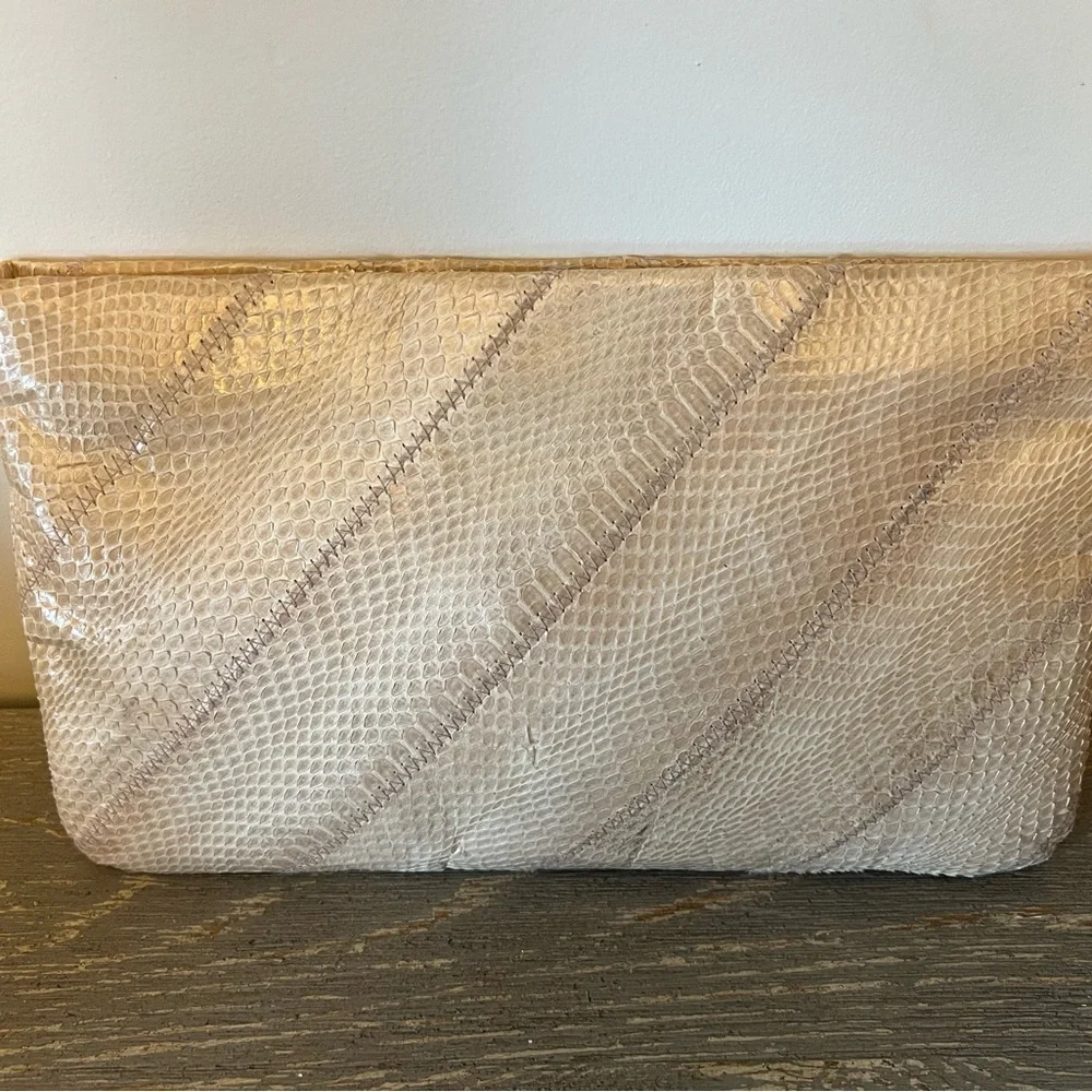 Vintage Ronay Genuine Snakeskin Purse Clutch